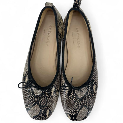 BLACK&CREAM W Shoe Size 6.5 EVERLANE Flats
