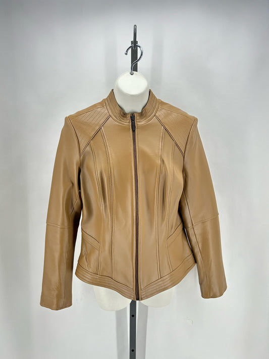 Size 8 GILI Leather Jacket (Outdoor)