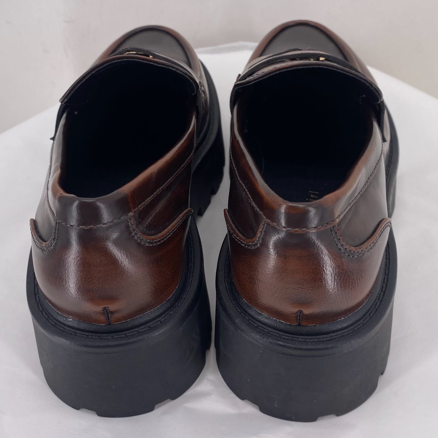 DARK BROWN W Shoe Size 7.5 MADDEN GIRL Loafer