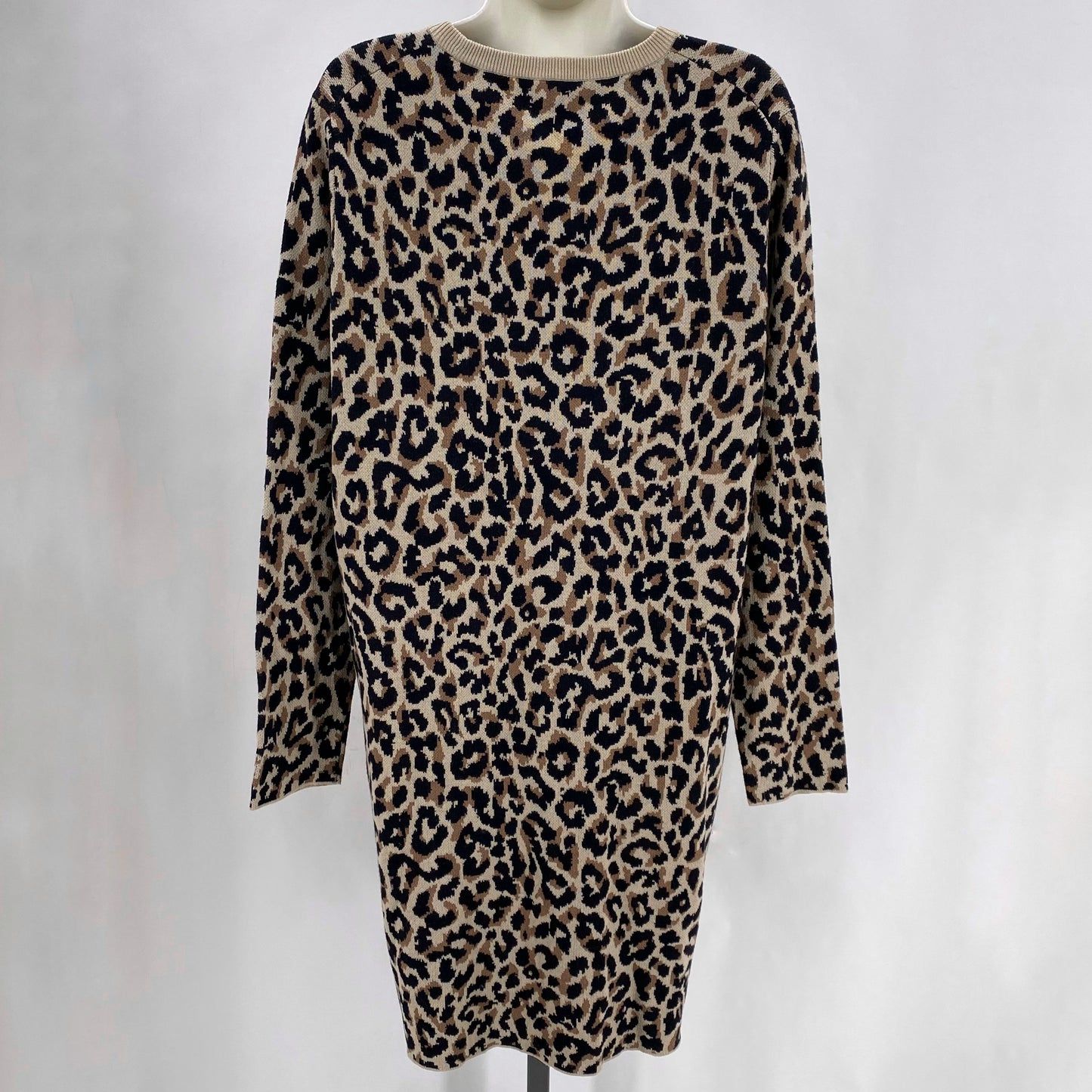 Size XL J CREW LEOPARD Dress
