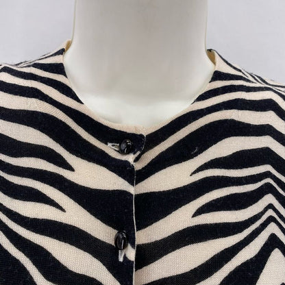 Size XS J CREW ZEBRA Cardigan