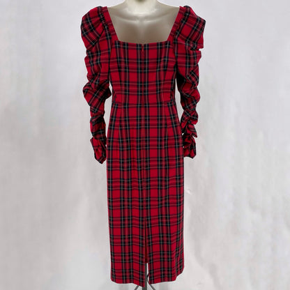 Size 2 ANTONIO MELANI Plaid Dress