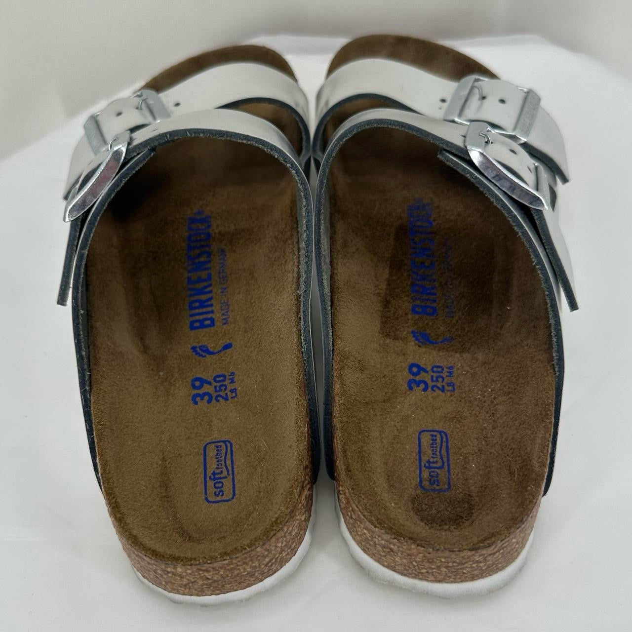 Silver W Shoe Size 8 BIRKENSTOCK Sandals
