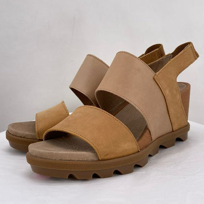 BROWN W Shoe Size 9 SOREL Sandals