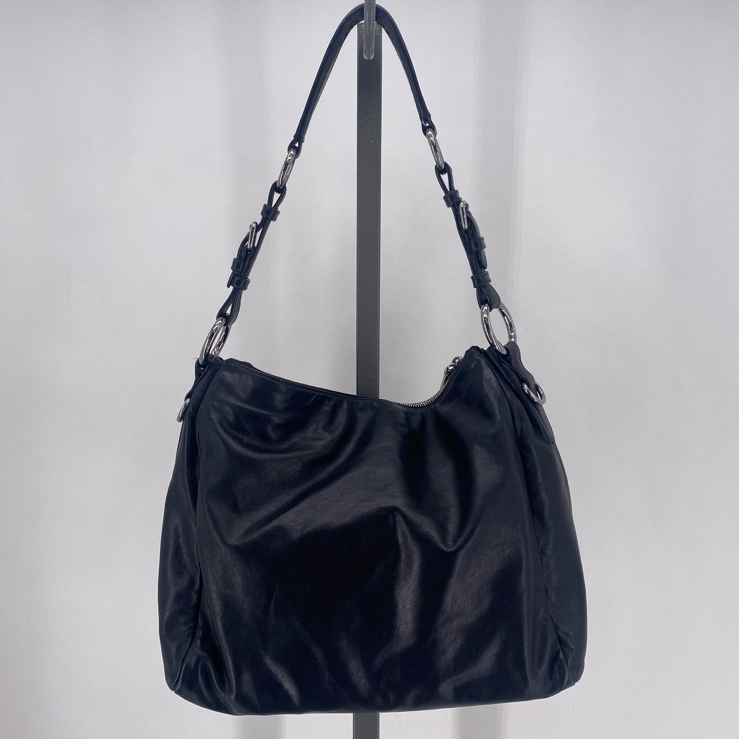 Black PRADA Leather Shoulder Bag