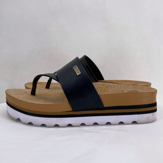 Black W Shoe Size 7 REEF Sandals