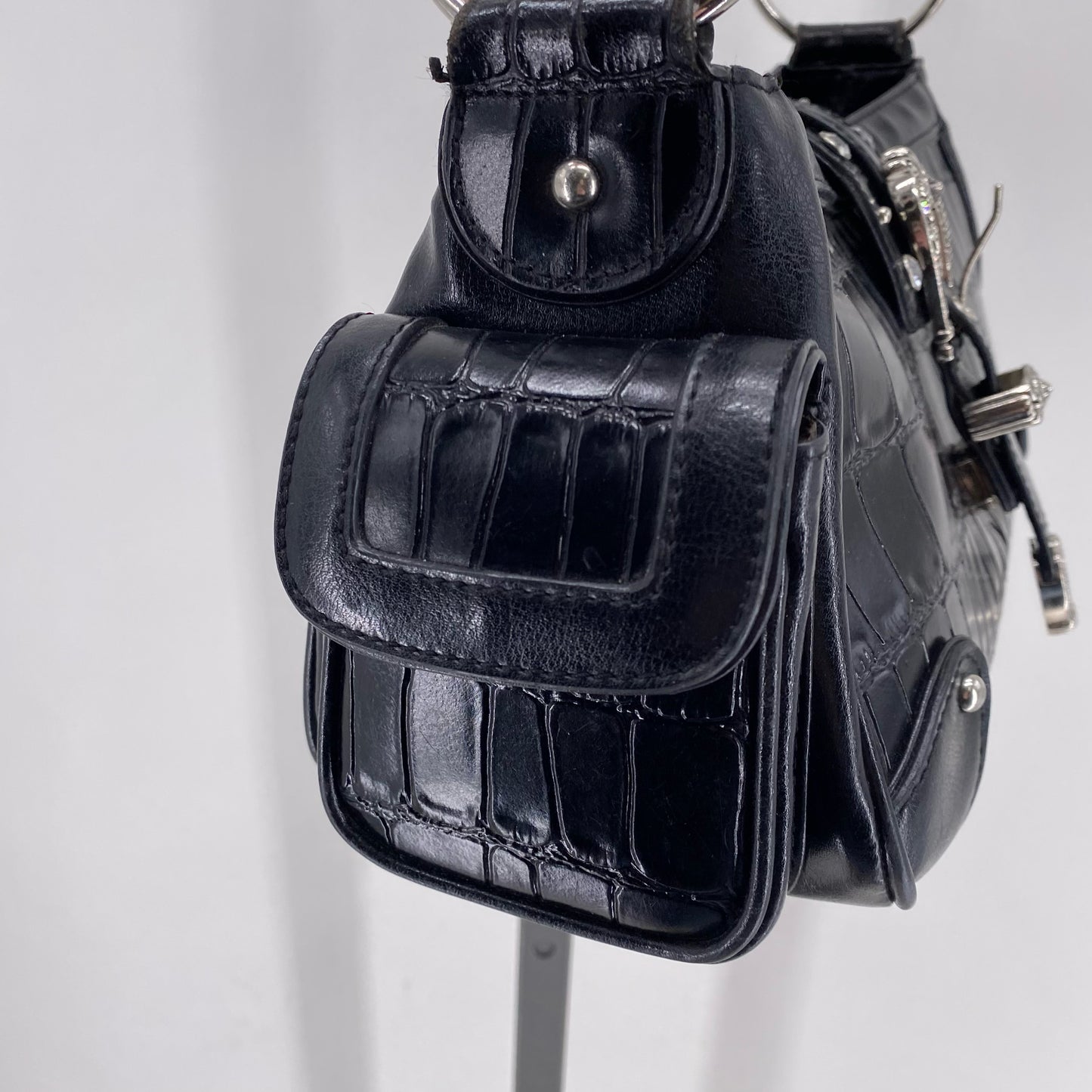 Black M.C. Shoulder Bag