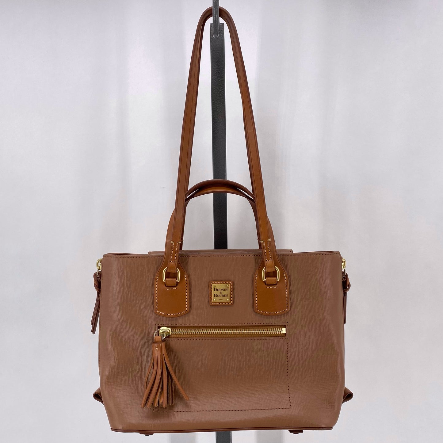 BROWN DOONEY & BOURKE Leather Satchel