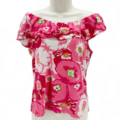 Size L LILLY PULITZER FLOWERS Shirt