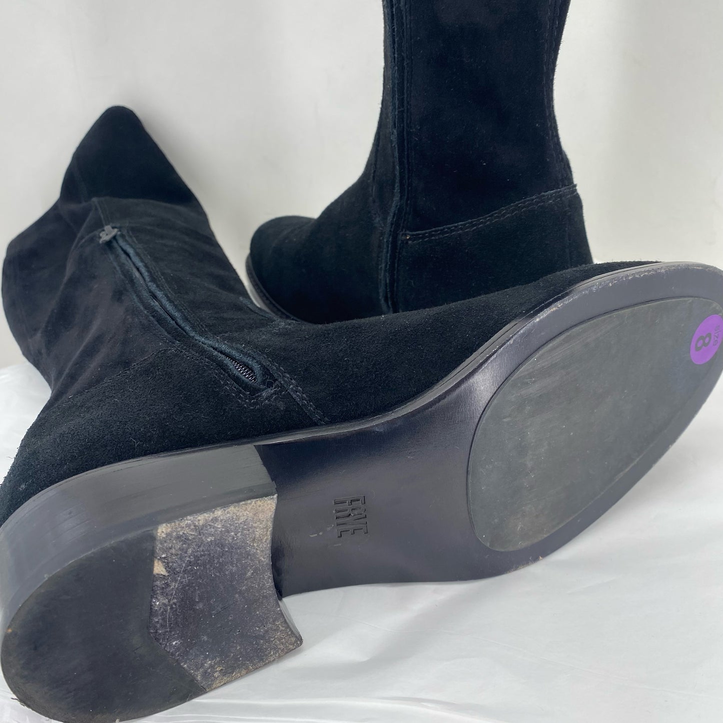 Black W Shoe Size 8.5 FRYE Boots