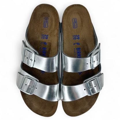 Silver W Shoe Size 8 BIRKENSTOCK Sandals
