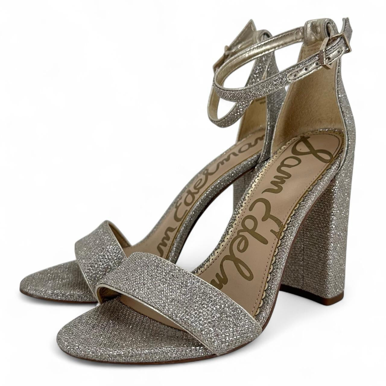 GOLD W Shoe Size 5.5 SAM EDDELMAN Heels