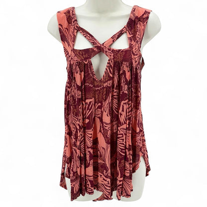 Size XS FREE PEOPLE FLOWERS Shirt