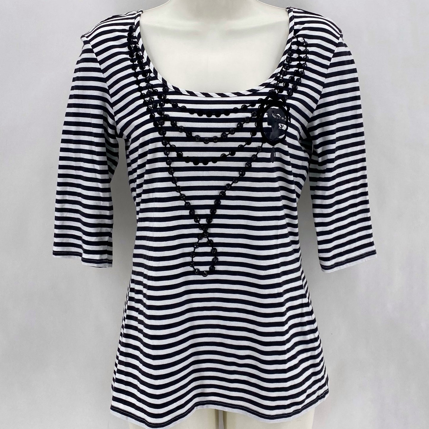 Size S WHITE HOUSE BLACK Stripe Shirt