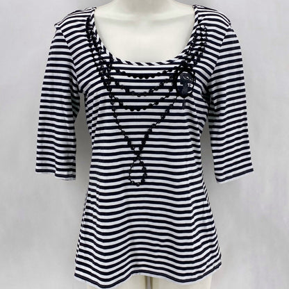 Size S WHITE HOUSE BLACK Stripe Shirt