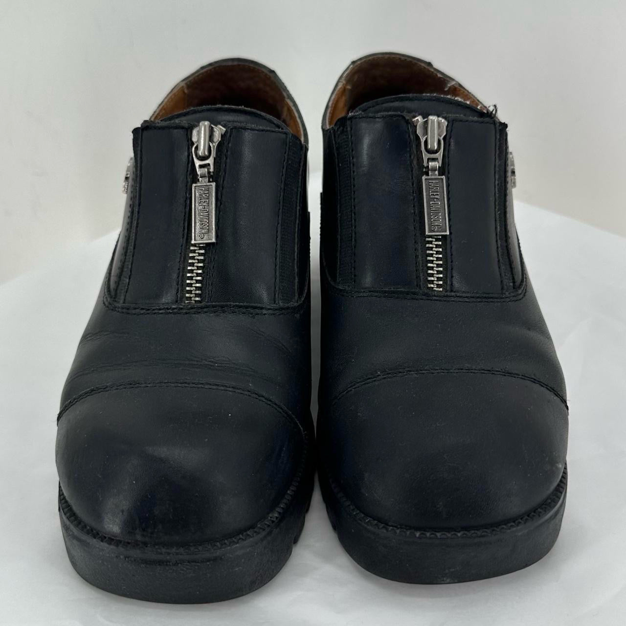 Black W Shoe Size 8 HARLEY DAVIDSON shooties/booties