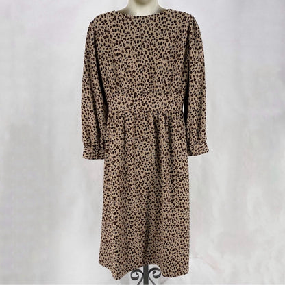 Size 6 J CREW CHEETAH Dress