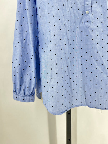 Size L TALBOTS Polka Dot Shirt