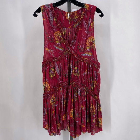 Size M FREE PEOPLE Floral Tunic