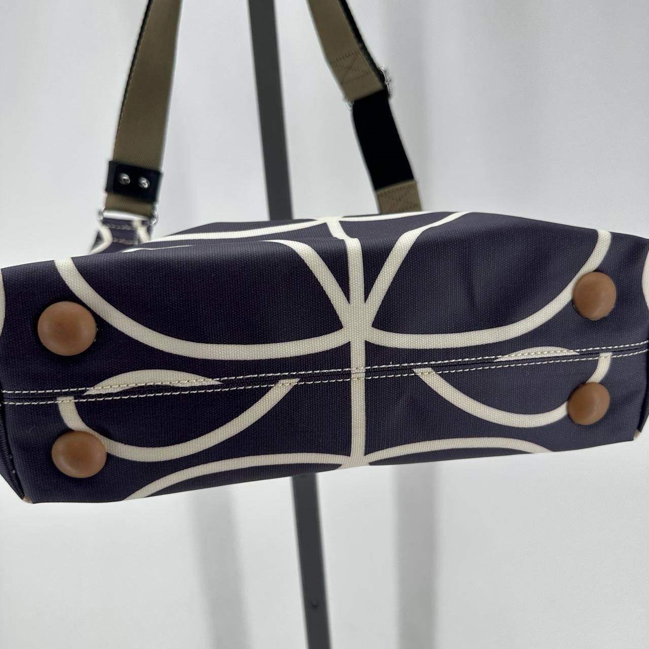 PURPLE/WHITE ORLA KIELY Shoulder Bag