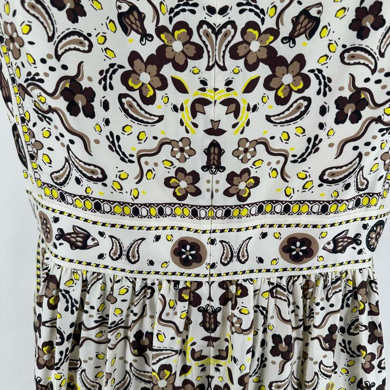 Size 8 TORY BURCH Silk Blend Floral Dress