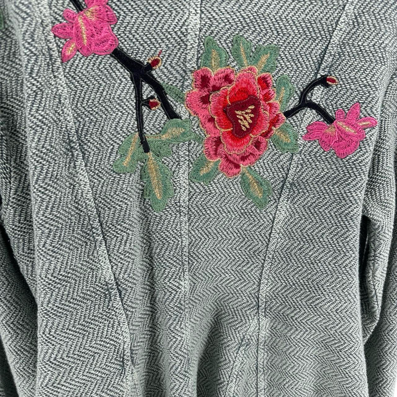 Size M ARATTA SILENT JOURNEY Chevron Blazer