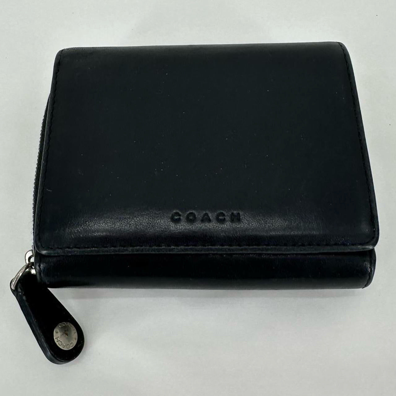 Black COACH Leather Wallet