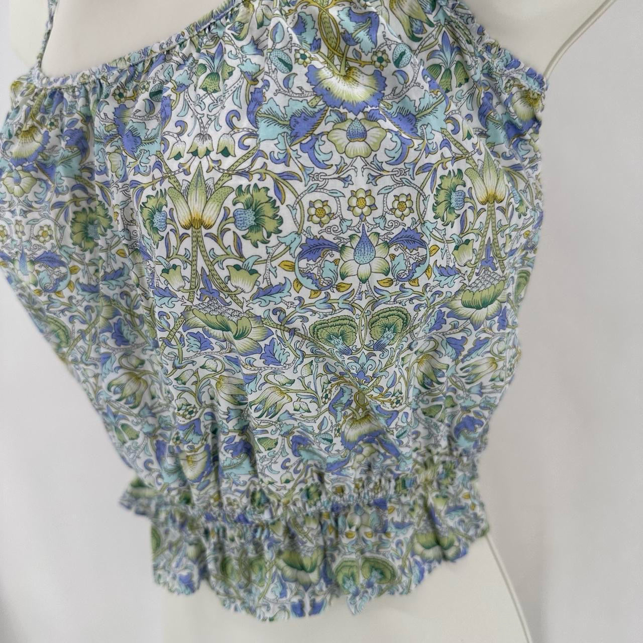 Size S J CREW FLOWERS Shirt