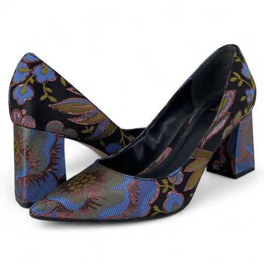 Blue W Shoe Size 7 MARC FISHER Pumps