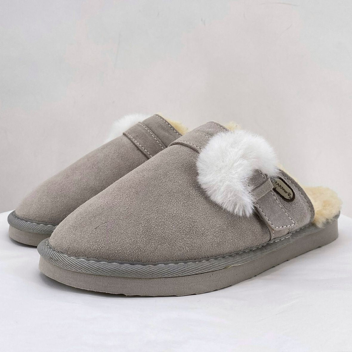 Gray W Shoe Size 8 BEARPAW Slippers