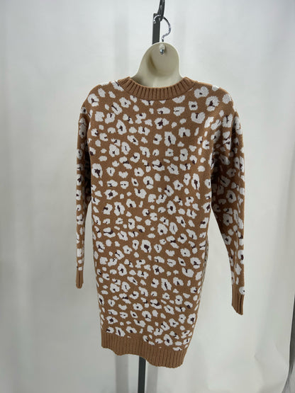 Size S LOFT Animal Print Sweater Dress