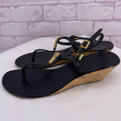 Black W Shoe Size 7 TORY BURCH Sandals