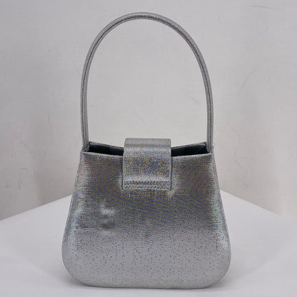 Silver LA REGALE Clutch