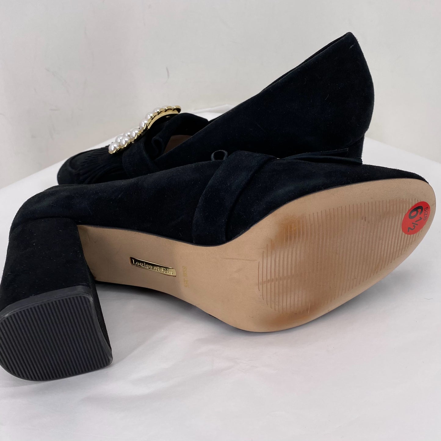 Black W Shoe Size 6.5 LOUISE ET CIE Loafer