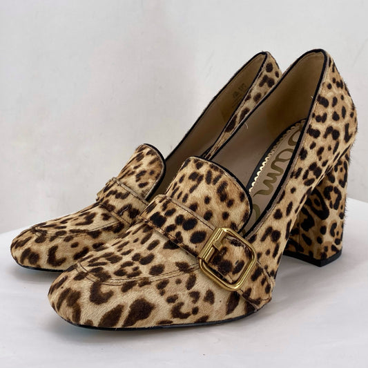 BROWN W Shoe Size 7.5 SAM EDDELMAN Heels