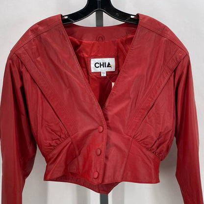 Size L CHIA Leather Jacket