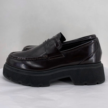 DARK BROWN W Shoe Size 8 KENNETH COLE Loafer