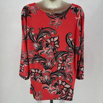 Size L CROFT & BARROW Floral Shirt