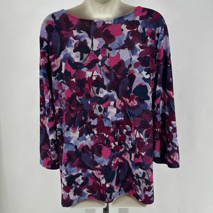 Size L CROFT & BARROW FLOWERS Shirt