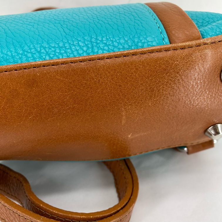 Aqua VALENTINA Leather Backpack