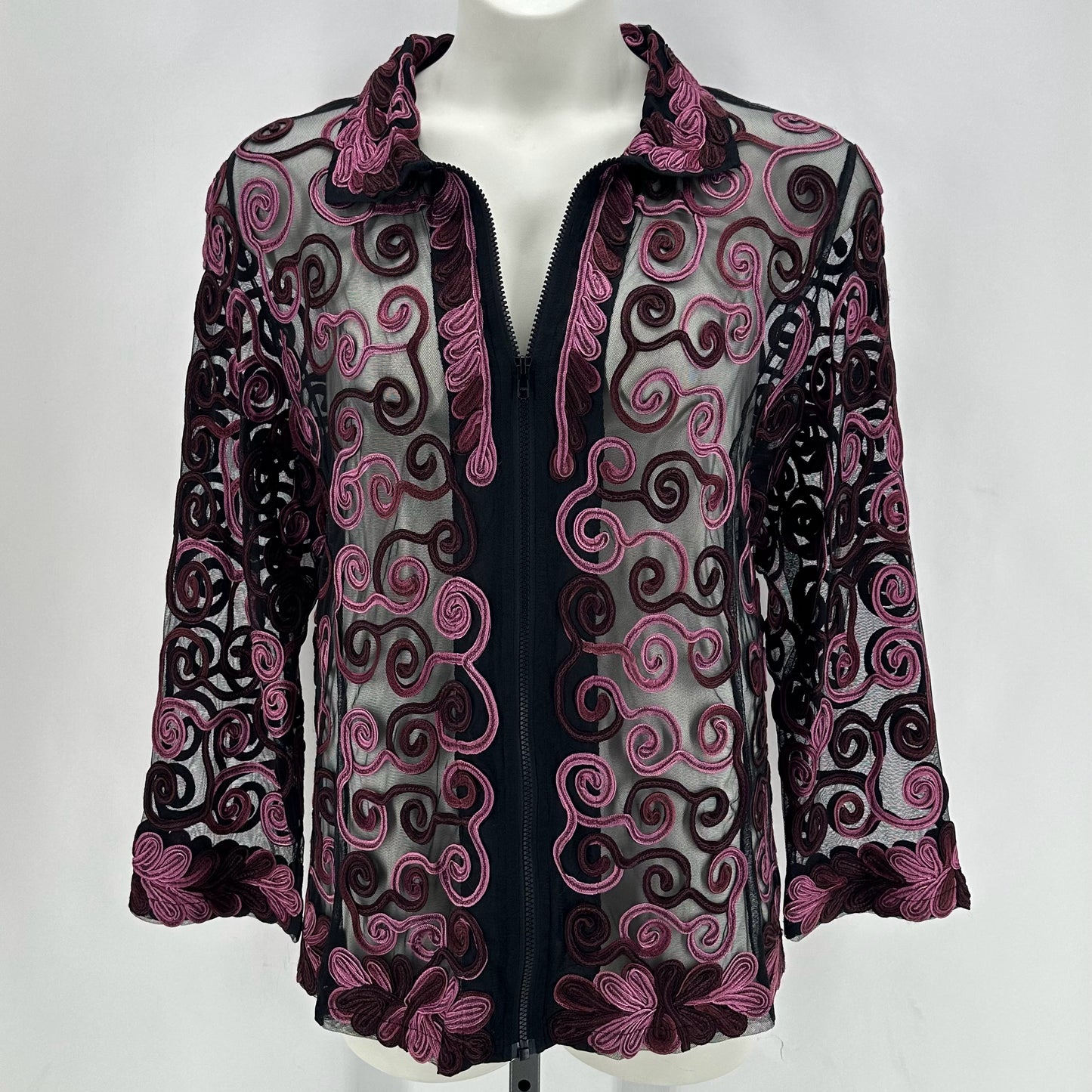 Size 1X PARSLEY & SAGE SWIRL Jacket