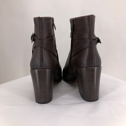 BROWN W Shoe Size 10 FRANCO SARTO Boots