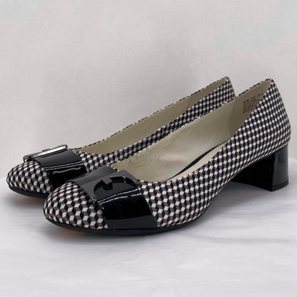 BLACK/WHITE W Shoe Size 8.5 ANNE KLEIN Pumps