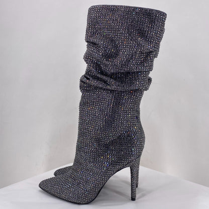 Silver W Shoe Size 6 JESSICA SIMPSON Boots