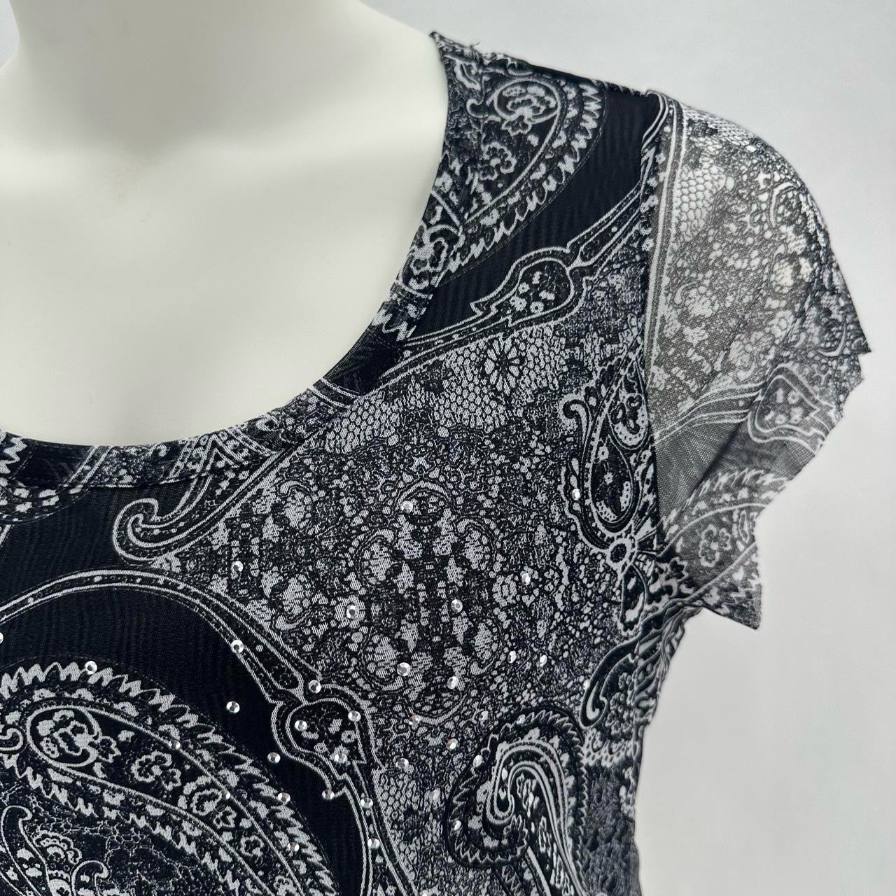 Size XL INC Paisley Shirt