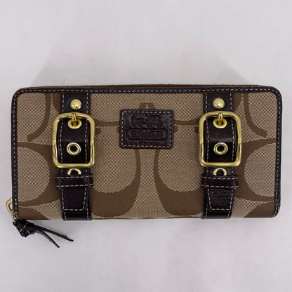 BROWN/TAN COACH Wallet