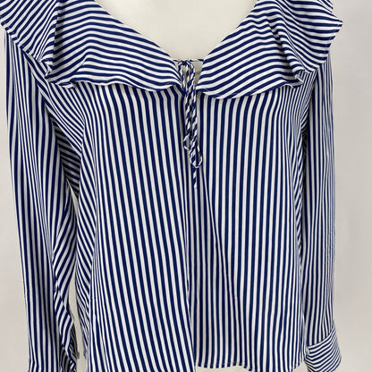 Size XS J CREW Stripe Viscose Shirt