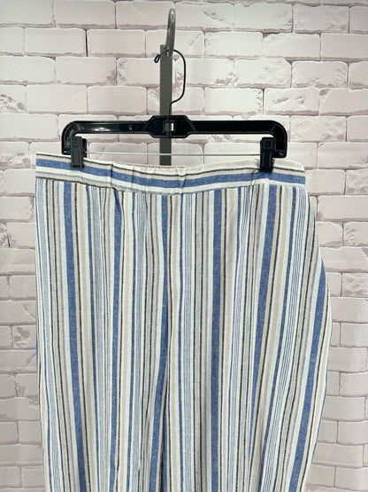 Size 20W WOMAN WITHIN Stripe Pants