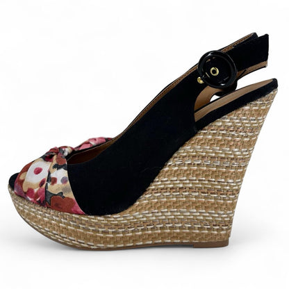 Black W Shoe Size 8 MAURICES Wedge