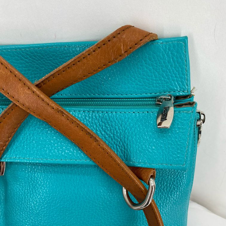 Aqua VALENTINA Leather Backpack